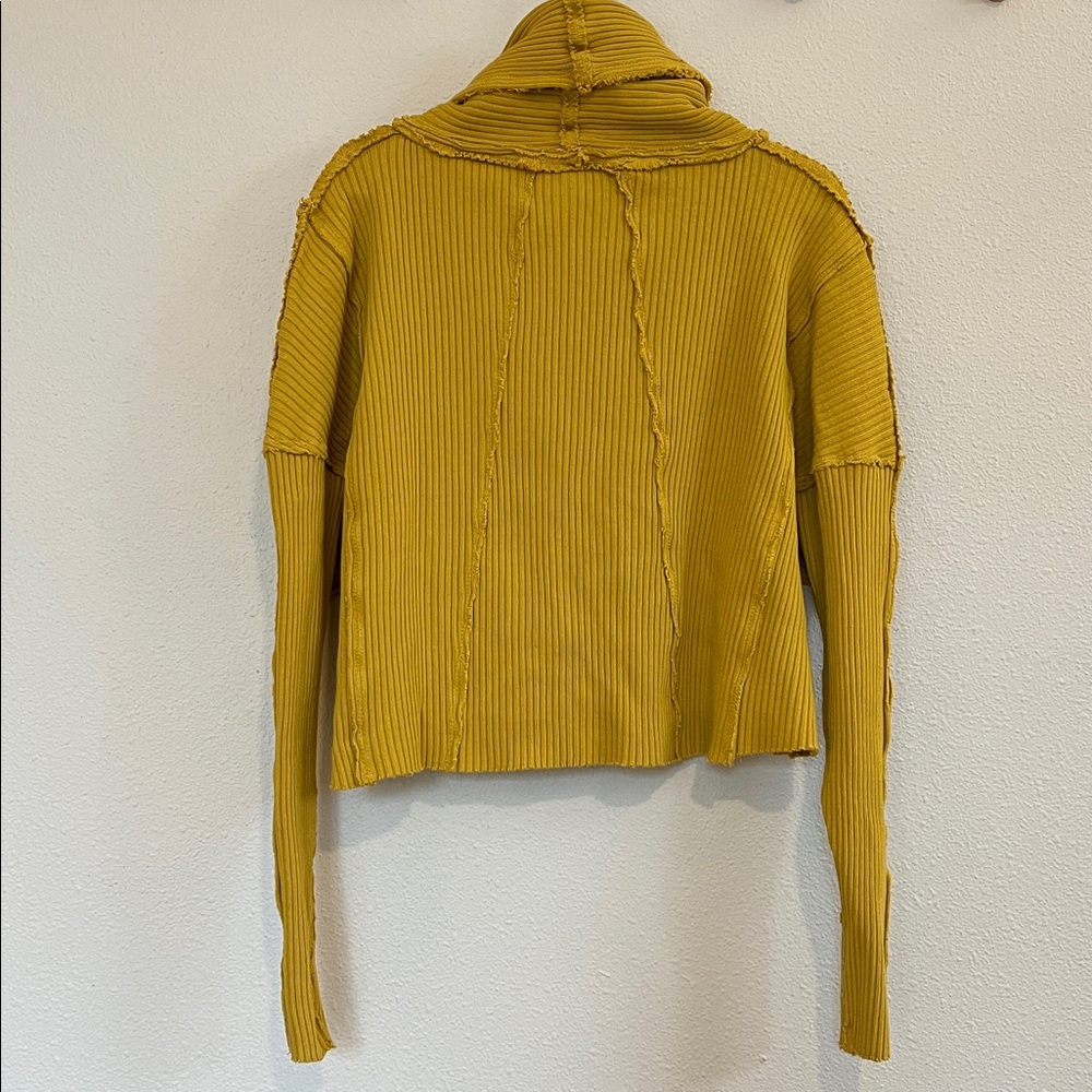 FP Movement by Free People Yellow Cowl Neck Sweater - Picture 2 of 12